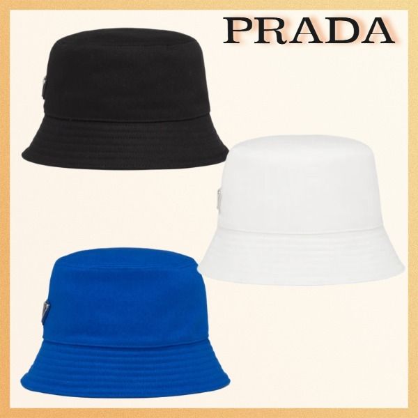 新作☆直営店【PRADA】22SS ロゴ ドリル バケットハット 3color (PRADA 新作☆直営店【PRADA】22SS ロゴ ドリル バケットハット 3color (PRADA
