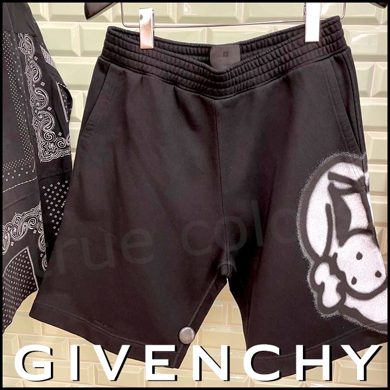 GIVENCHY 22SS Chito コラボ タグエフェクト ショートパンツ (GIVENCHY GIVENCHY 22SS Chito コラボ タグエフェクト ショートパンツ (GIVENCHY