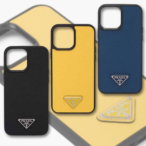 直営店】PRADA サフィアーノレザー iPhone 13 Pro Max用カバー (PRADA 直営店】PRADA サフィアーノレザー iPhone 13 Pro Max用カバー (PRADA