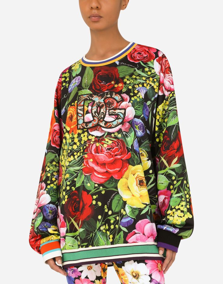 DOLCE&GABBANA】フラワープリント ドレープトップス (Dolce & Gabbana ...