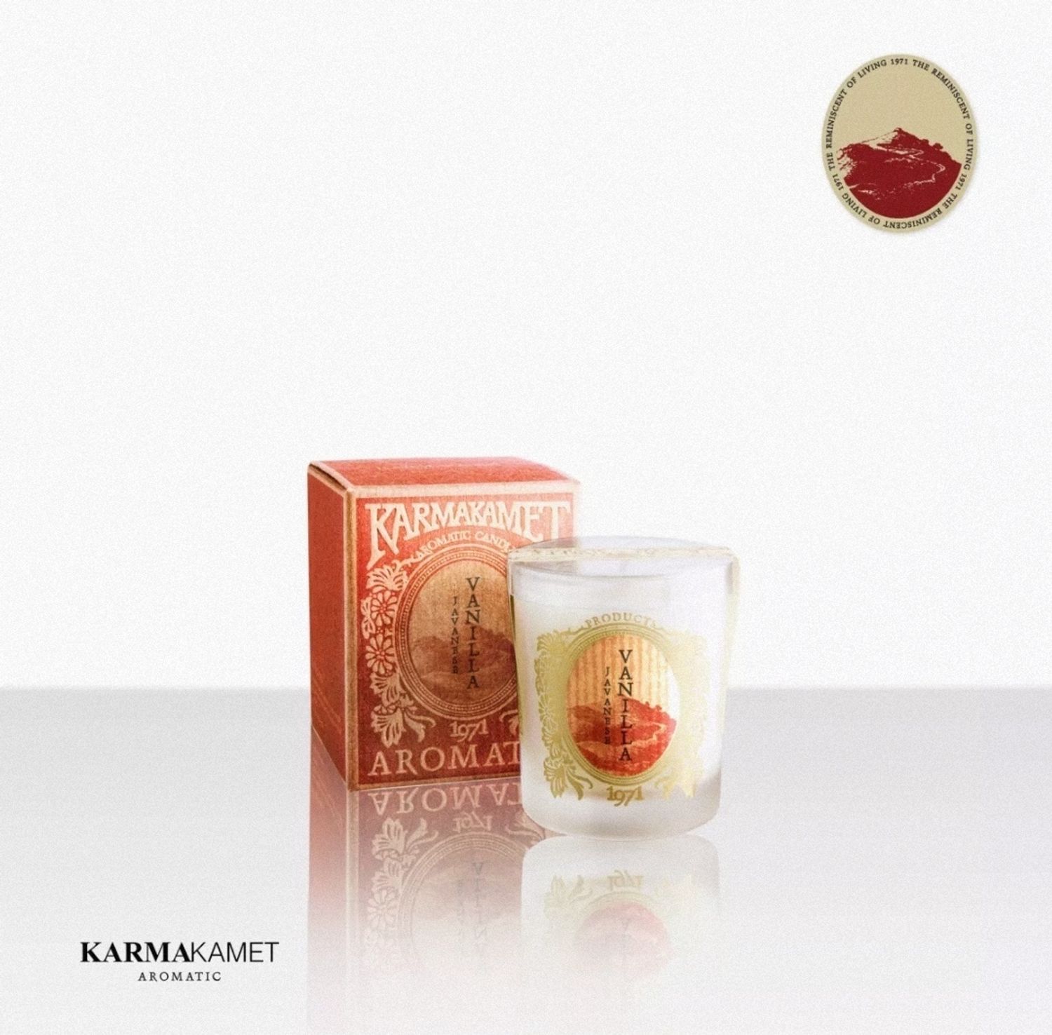 KARMAKAMET ☆3個セット☆アロマティック プチ グラスキャンドル 