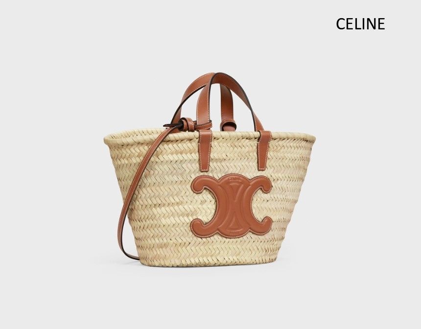 入荷困難 セリーヌ トリオンフ かごバッグ 登場大人気アイテム 新製品の販売 CELINE ハンドバッグ レザー チェーン 鍵 トリオンフ 極美品⭐︎ 超希少 ハンドバッグ
