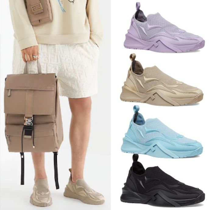 FENDI☆フローメッシュ ランニングスニーカー (FENDI/スニーカー FENDI☆フローメッシュ ランニングスニーカー (FENDI/スニーカー
