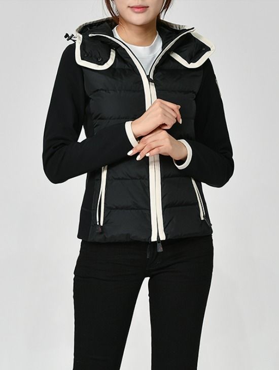MONCLER】GRENOBLE 異素材MIX フリース ジャケット BLACK (MONCLER ...