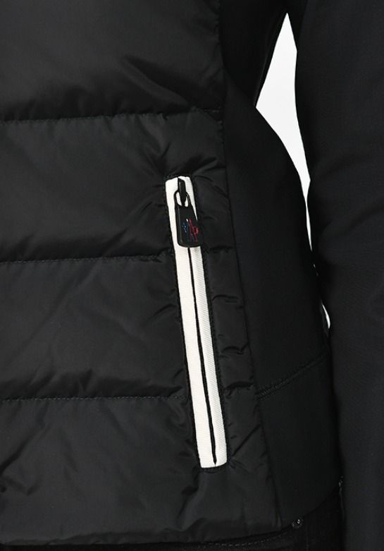 MONCLER】GRENOBLE 異素材MIX フリース ジャケット BLACK (MONCLER ...