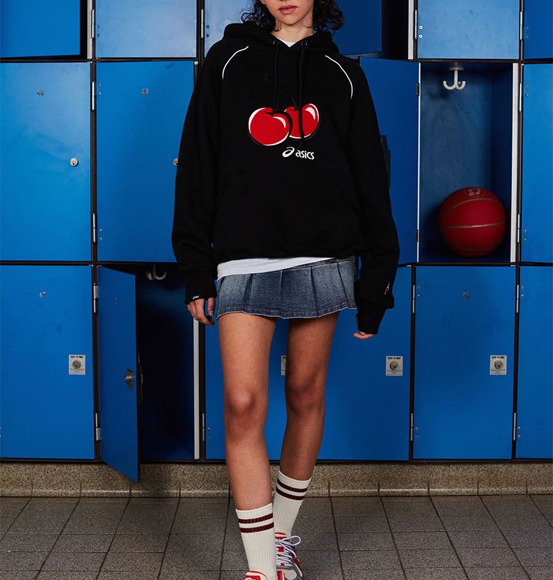 ☆KIRSH x Asics☆コラボ☆Piping Hoodie☆追跡可 (KIRSH/パーカー ☆KIRSH x Asics☆コラボ☆Piping Hoodie☆追跡可 (KIRSH/パーカー