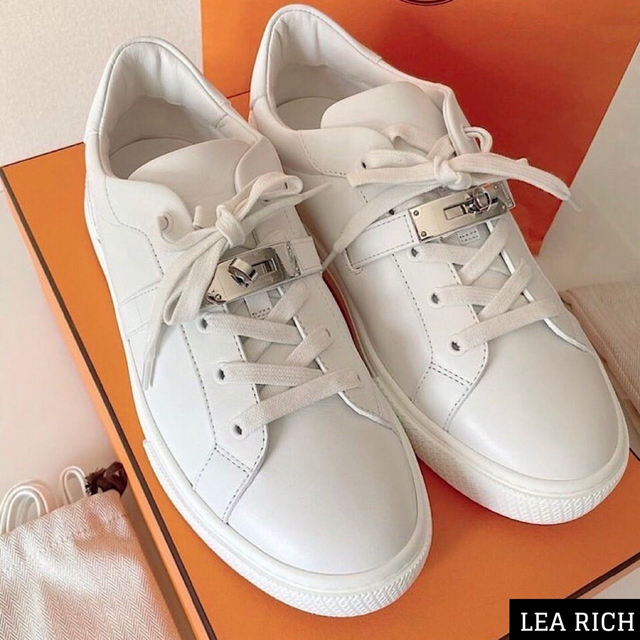 22SS直営◇普段使いに♪】エルメス スニーカー《デイ》白/2色 (HERMES ...