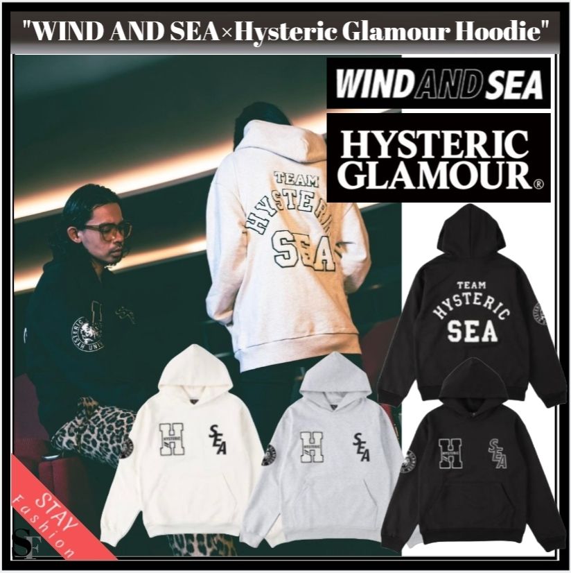 ホワイト系,L特価ブランド WIND AND SEA HYSTERIC GLAMOUR パーカー L ホワイト系,L特価ブランド WIND AND SEA HYSTERIC GLAMOUR パーカー L