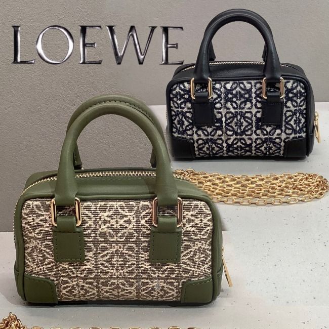 ロエベ 新作 アマソナバッグ ナノ アナグラムジャカード&カーフ (LOEWE ロエベ 新作 アマソナバッグ ナノ アナグラムジャカード&カーフ (LOEWE
