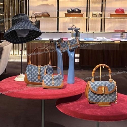 限定!GUCCI☆ジャッキー 1961 デニム チェーンウォレット☆即納 限定!GUCCI☆ジャッキー 1961 デニム チェーンウォレット☆即納