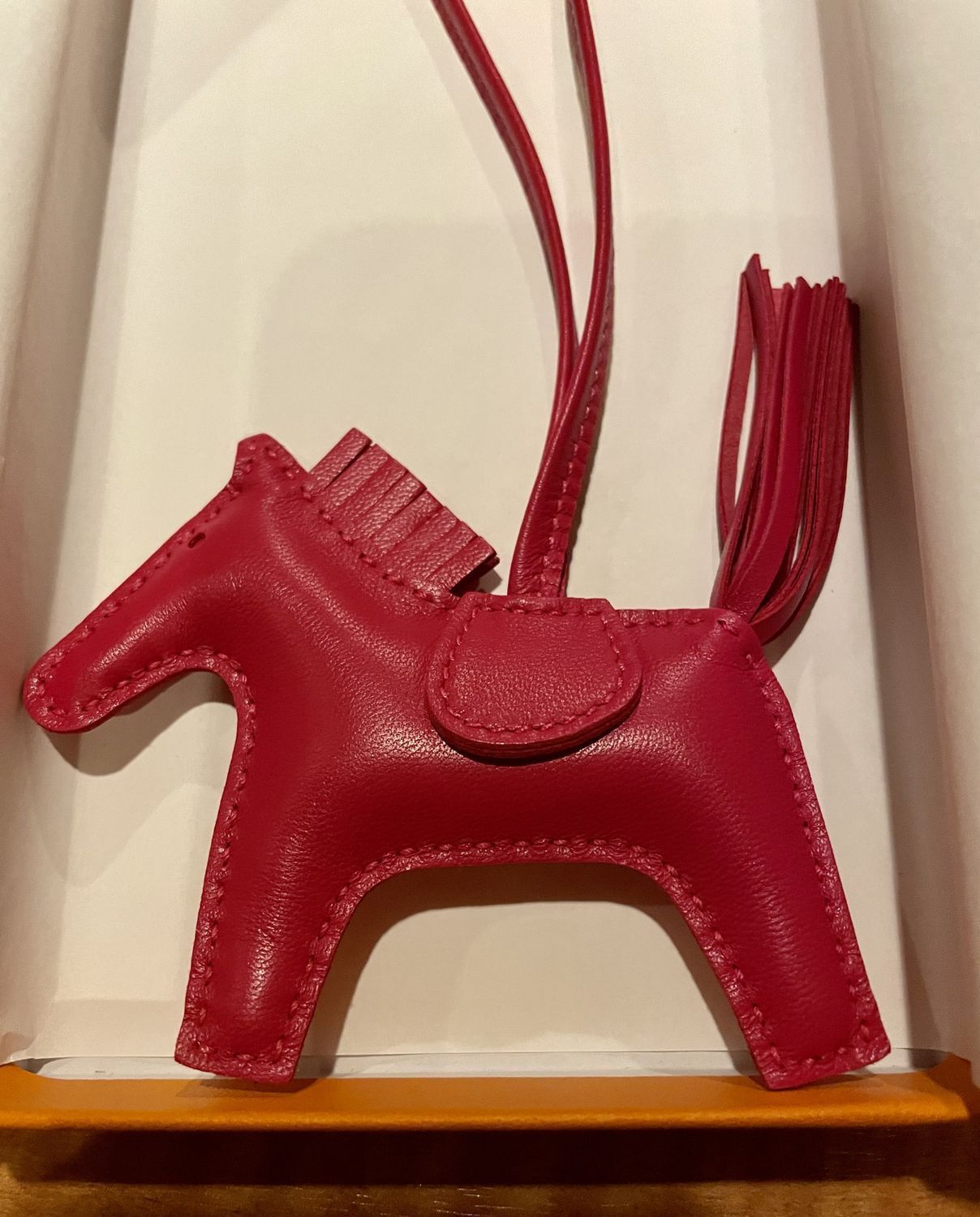 手元に在庫有☆HERMES☆レザー バッグチャーム ロデオチャームPM ...