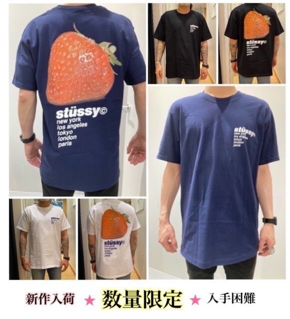 STUSSY】STRAWBERRY TEE 全3色 要在庫確認 (STUSSY/Tシャツ STUSSY】STRAWBERRY TEE 全3色 要在庫確認 (STUSSY/Tシャツ