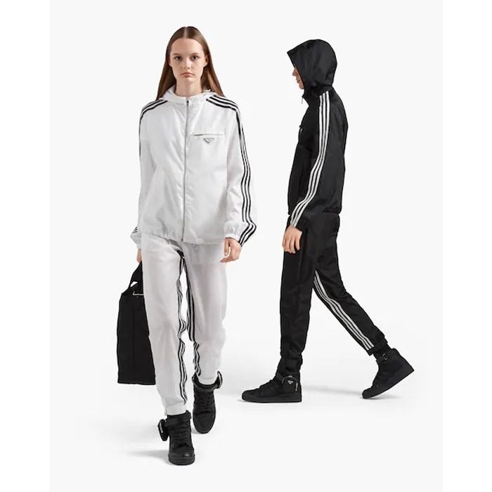 関税込 新作 PRADA アディダスコラボ☆ トラックジャケット ロゴ 関税込 新作 PRADA アディダスコラボ☆ トラックジャケット ロゴ