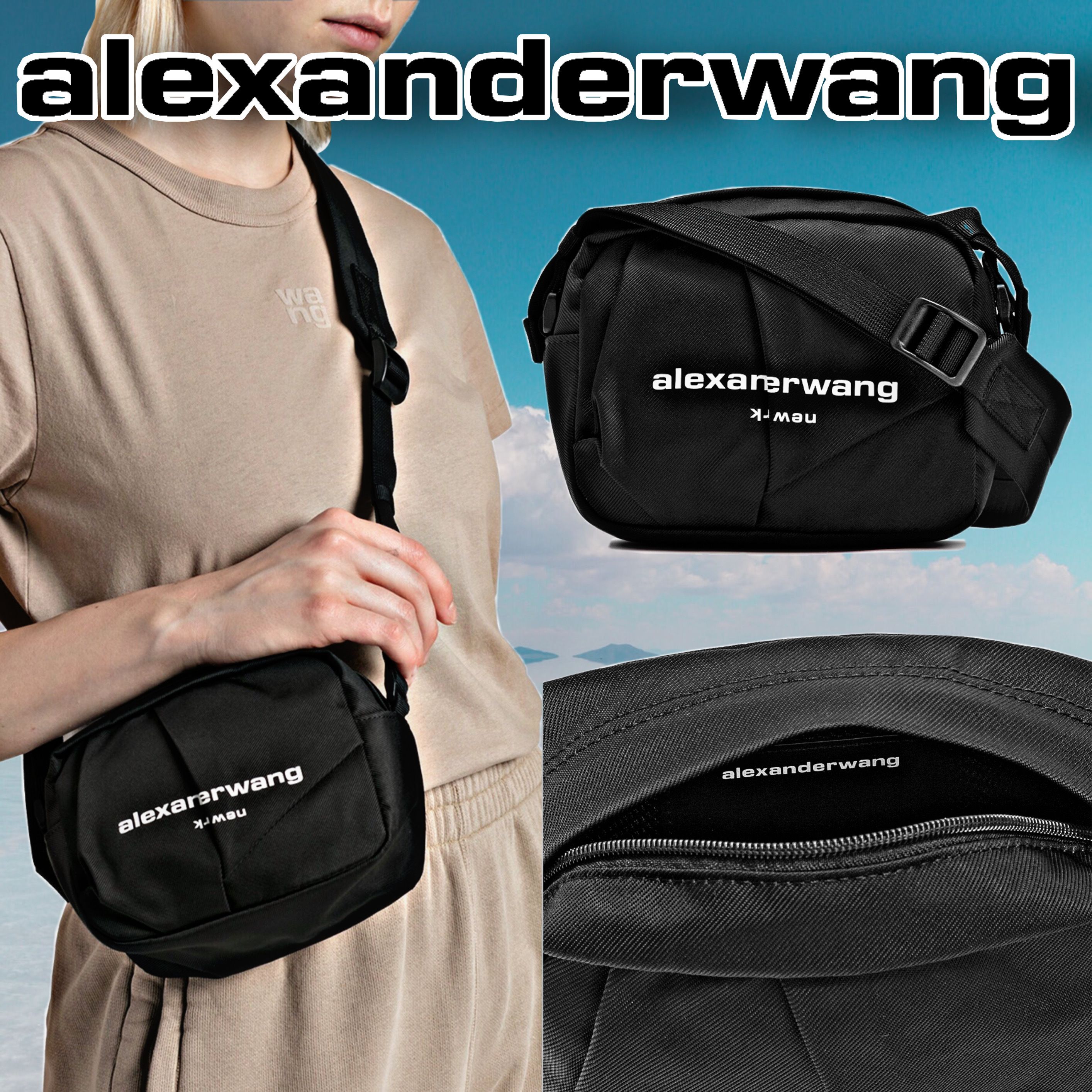 Alexander Wang Shoulder Bag☆アレキサンダーワン ロゴバッグ 格安通販サイト アレキサンダーワン ロゴ バッグ ハンドバッグ