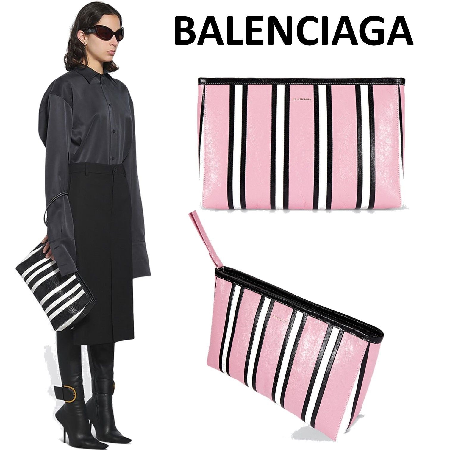 オータムセール Balenciaga barbes クラッチバッグ - 通販 - www.biyami.by