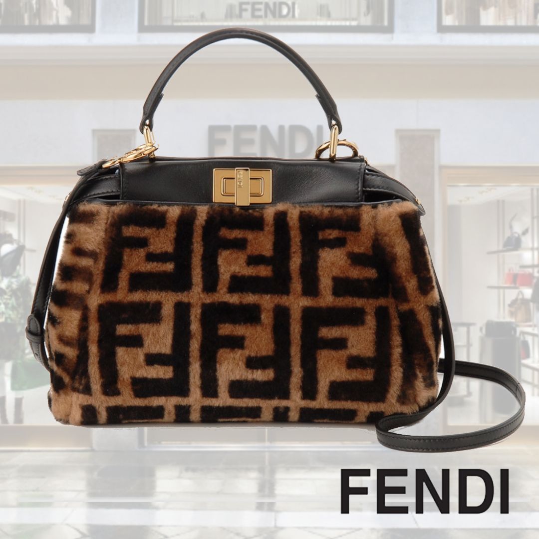 FENDI フェンディ 2Way ハンドバック 返品交換可能 FENDI フェンディ 2way バッグ ショルダーバッグ