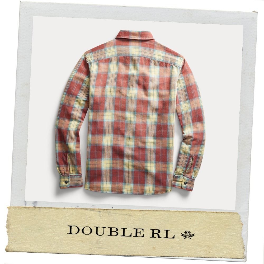 ☆ RRL ☆ アメカジ ☆ チェック柄ツイルワークシャツ (RRL/シャツ ☆ RRL ☆ アメカジ ☆ チェック柄ツイルワークシャツ (RRL/シャツ