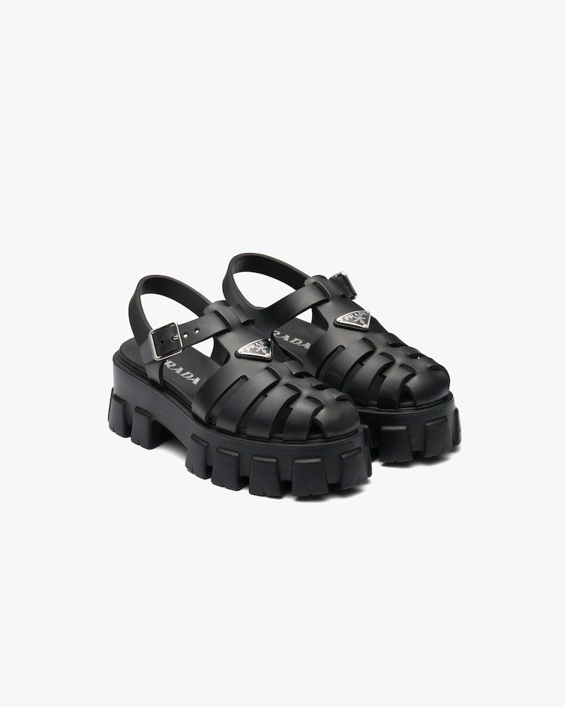 新作☆PRADA プラダ フォーム ラバー サンダル (PRADA/サンダル 新作☆PRADA プラダ フォーム ラバー サンダル (PRADA/サンダル
