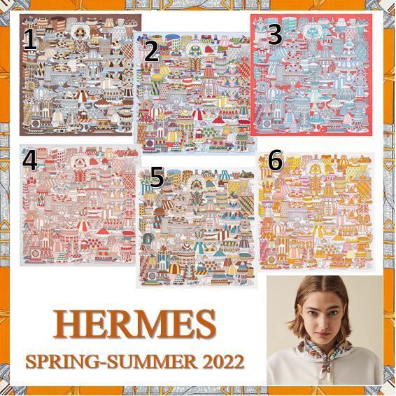 HERMES◇22春夏◇ガヴロッシュ45《パティスリー・フランセーズ ...