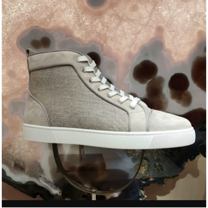 ◆ルブタン直営店◆Louis Orlato◆ハイカットスニーカー◆ロゴ◆