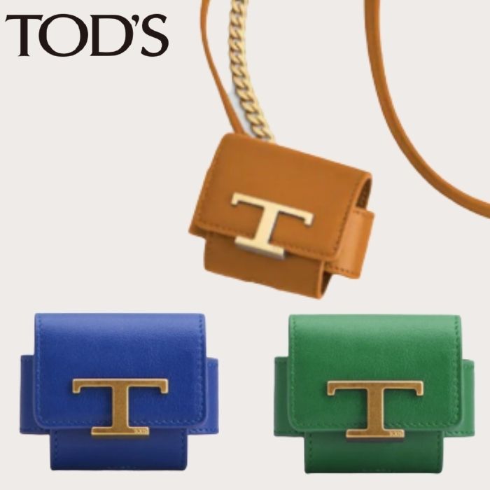 ☆新作☆ トッズ Tタイムレス レザー AIRPODS ケース (TOD'S ☆新作☆ トッズ Tタイムレス レザー AIRPODS ケース (TOD'S