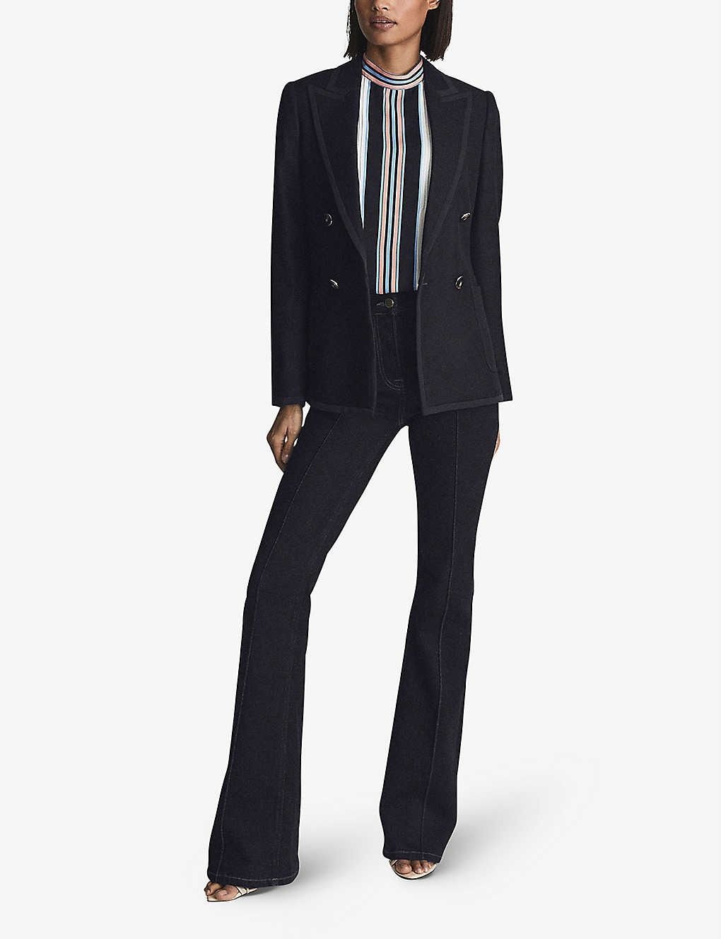 海外限定】REISS ブレザー☆Gia double-breasted twill blazer (REISS ...