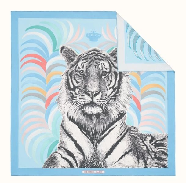 希少 日本未入荷 エルメス カレ ダブルフェイスTigre Royal (HERMES 希少 日本未入荷 エルメス カレ ダブルフェイスTigre Royal (HERMES