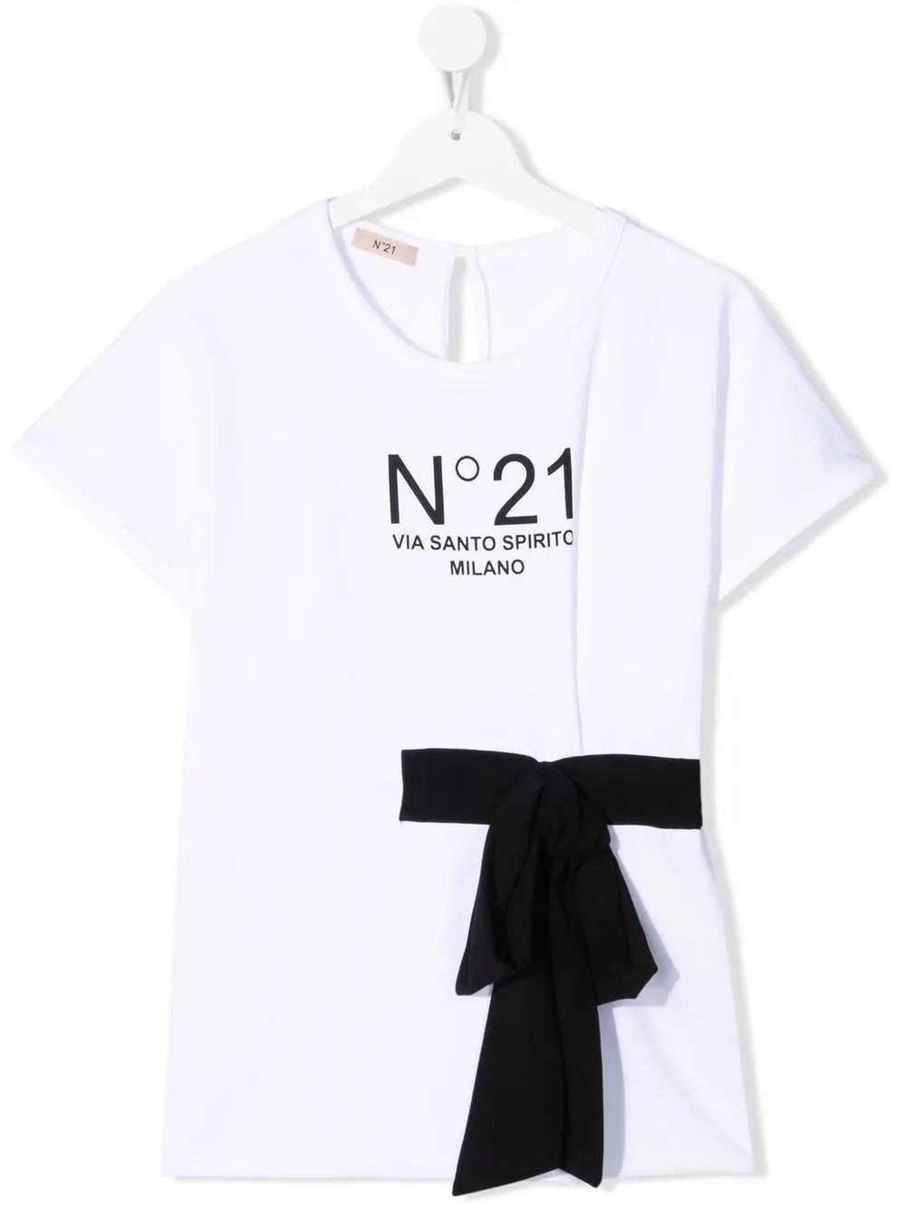 22SS新作☆大人もOK【N°21】ロゴ リボン スウェット Tシャツ (N21 ...