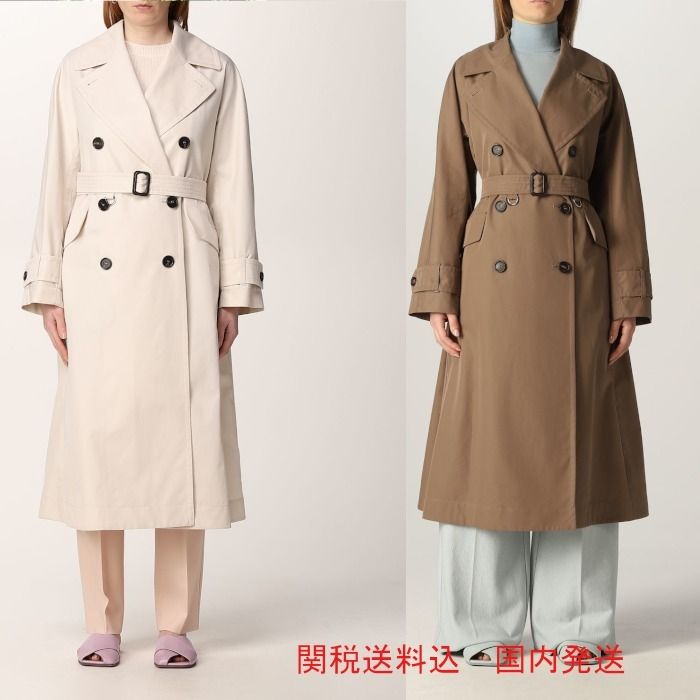 注目 ◆Max トレンチコート ギャバジン Mara◆EGEMONE◆コットン トレンチコート Max Mara The Cube】コットン ギャバジン トレンチコート (S Max Mara