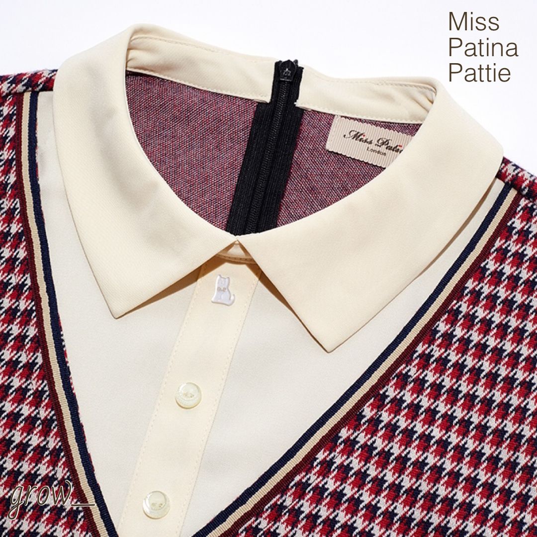 Miss Patina Pattie 60's ポップアート風 ワンピース 送関込 Miss Patina Pattie 60's ポップアート風 ワンピース 送関込