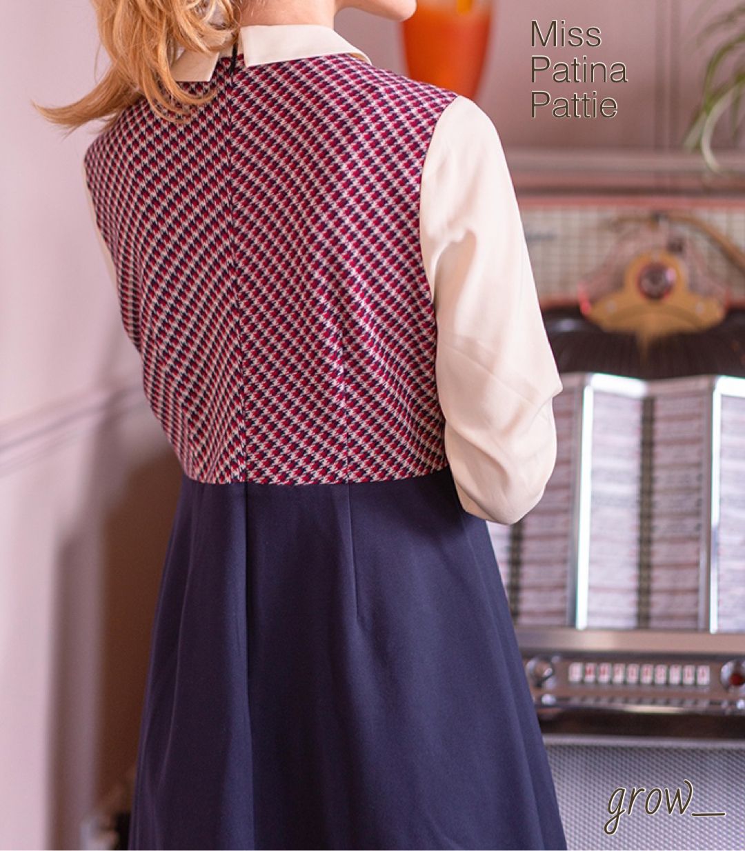 Miss Patina Pattie 60's ポップアート風 ワンピース 送関込 Miss Patina Pattie 60's ポップアート風 ワンピース 送関込
