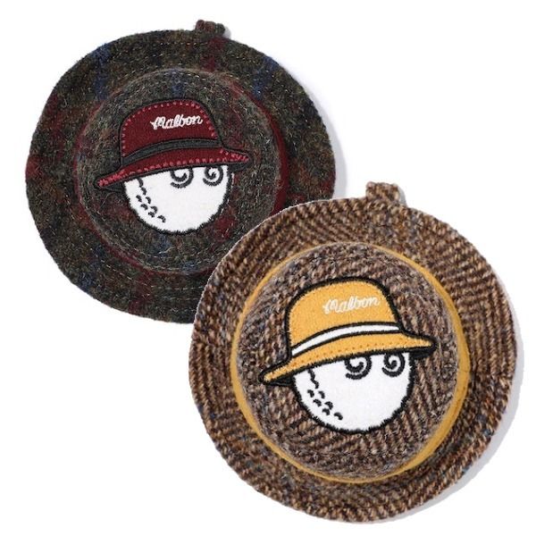 Malbon Golfマルボンゴルフ☆アイコンロゴバケットハット☆全2色 Malbon Golfマルボンゴルフ☆アイコンロゴバケットハット☆全2色