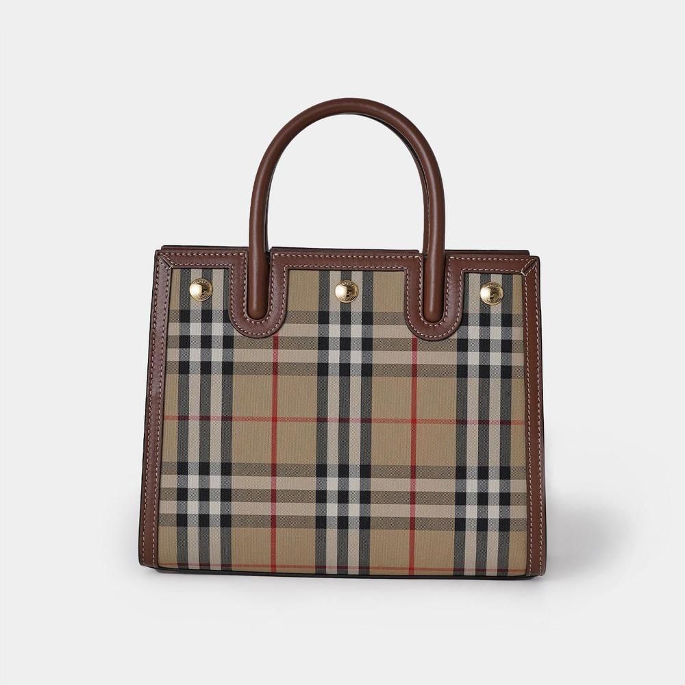 関税負担なし☆Burberry スモール ツーハンドル タイトルバッグ 関税負担なし☆Burberry ミニ ツーハンドル タイトルバッグ