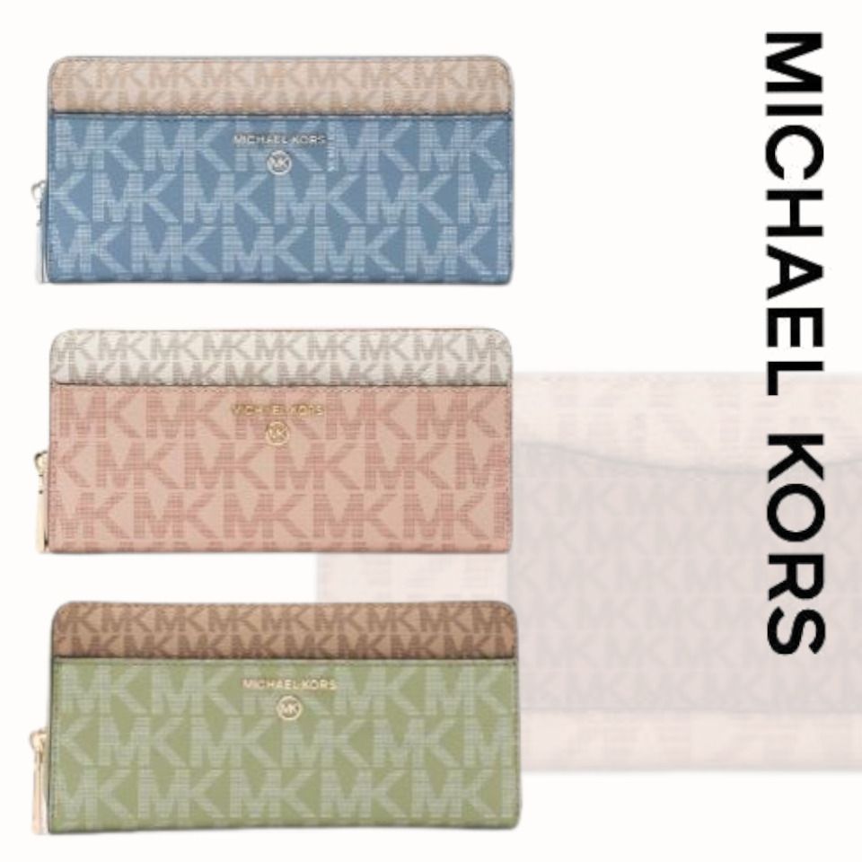 MICHAEL KORS マイケルコース長財布 ラウンドジップ長財布