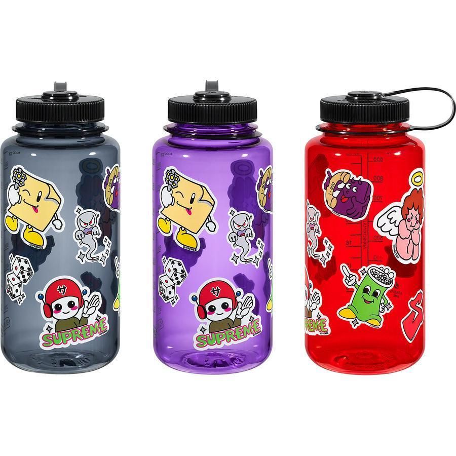 SUPREME シュプリーム 22SS Nalgene Characters 32 oz. Bottle Smoke ナルゲン キャラクター 32 オンス ボトル クリアブラック