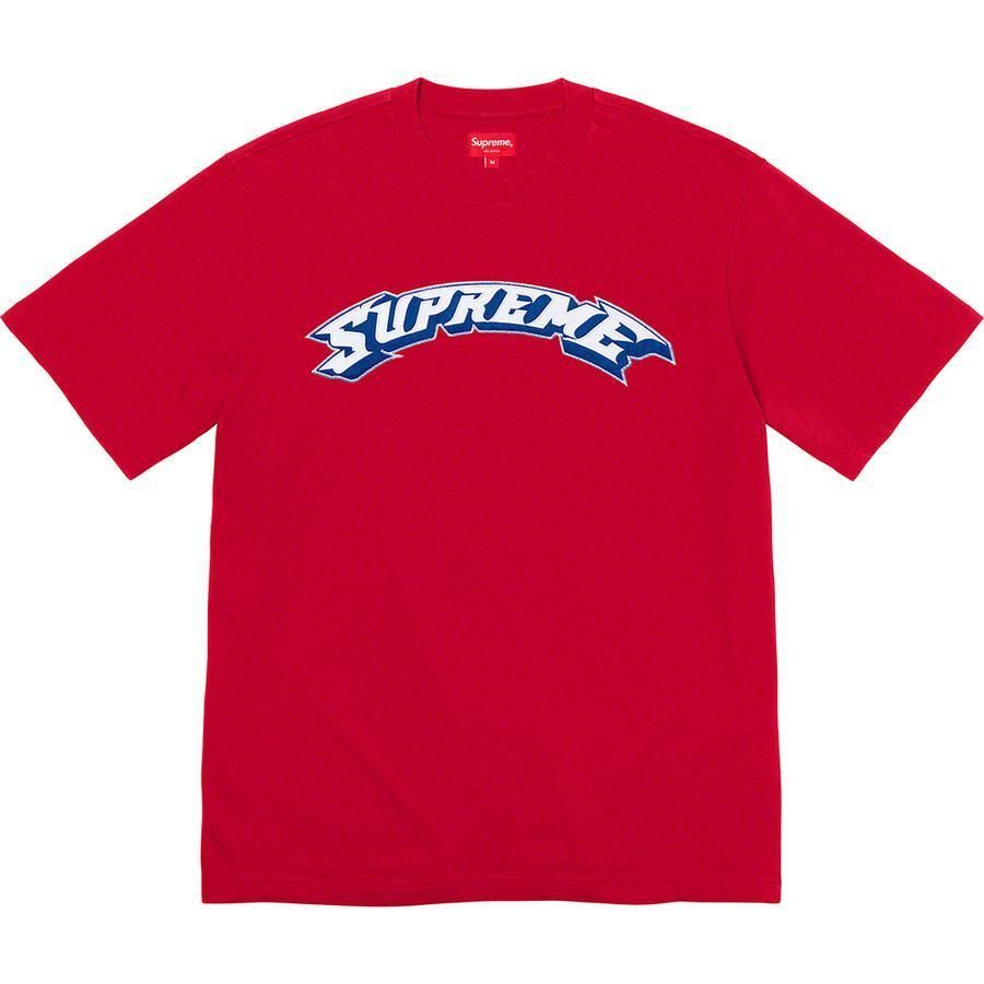 Supreme®︎  /  アップリケ Tシャツ 【白ストライプ】