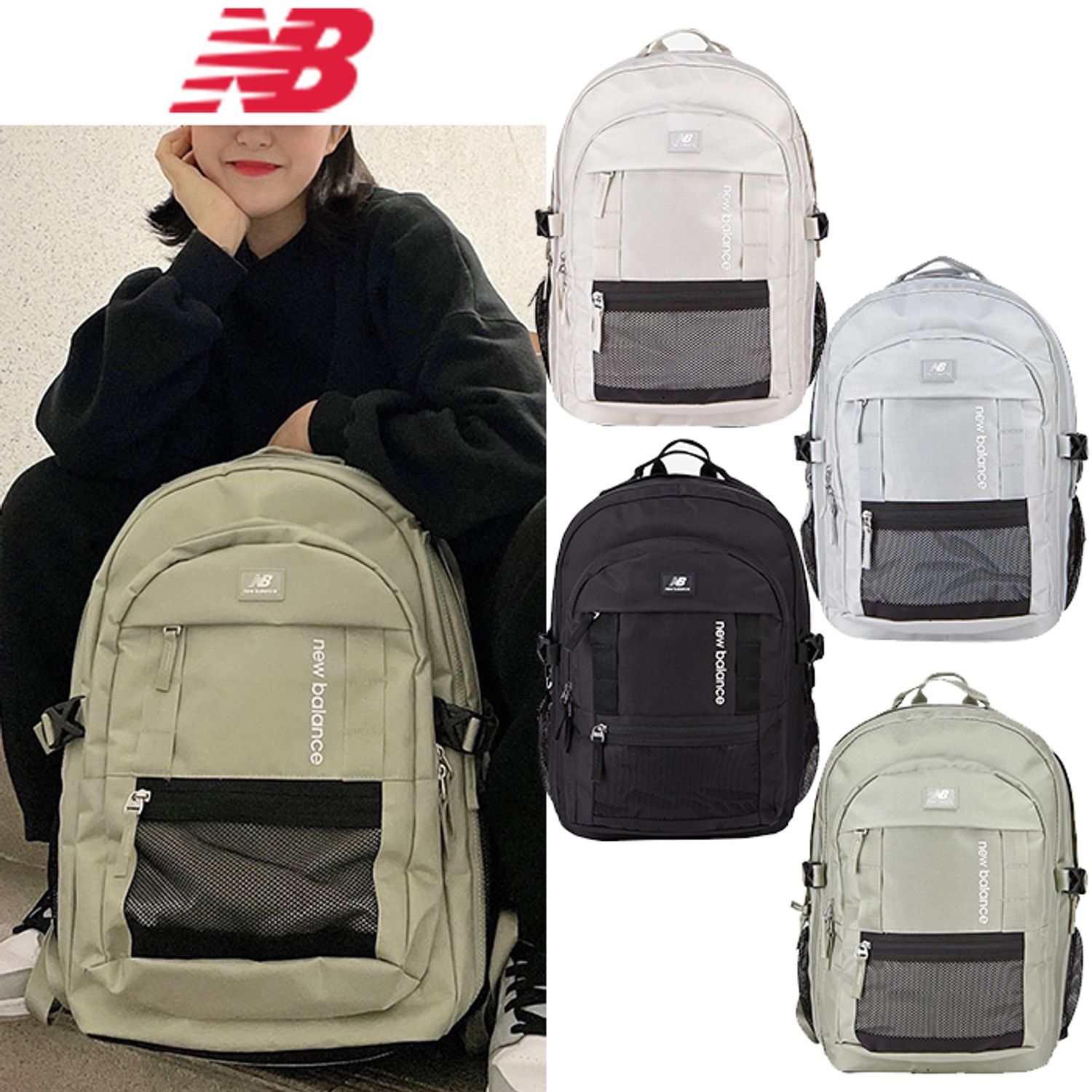 New Balance 送料込み 韓国 人気 3d V6 Backpack Nbgccaa101 New Balance バックパック リュック Buyma