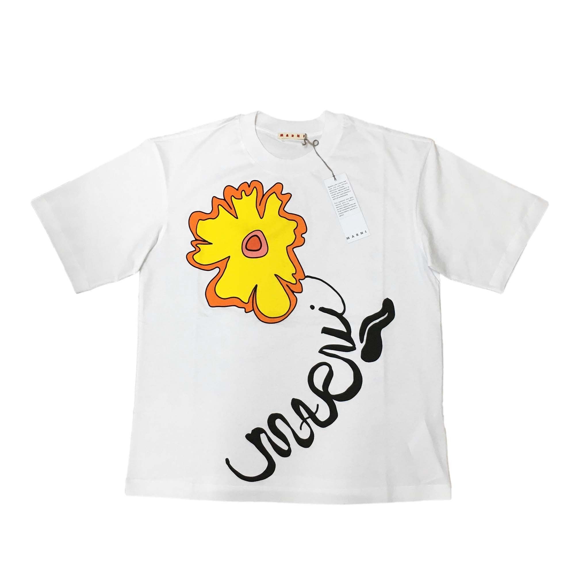 MARNI THJET49EPL USCS59 BFW01 ジャージー Tシャツ (新品) (MARNI/T MARNI THJET49EPL USCS59 BFW01 ジャージー Tシャツ (新品) (MARNI/T