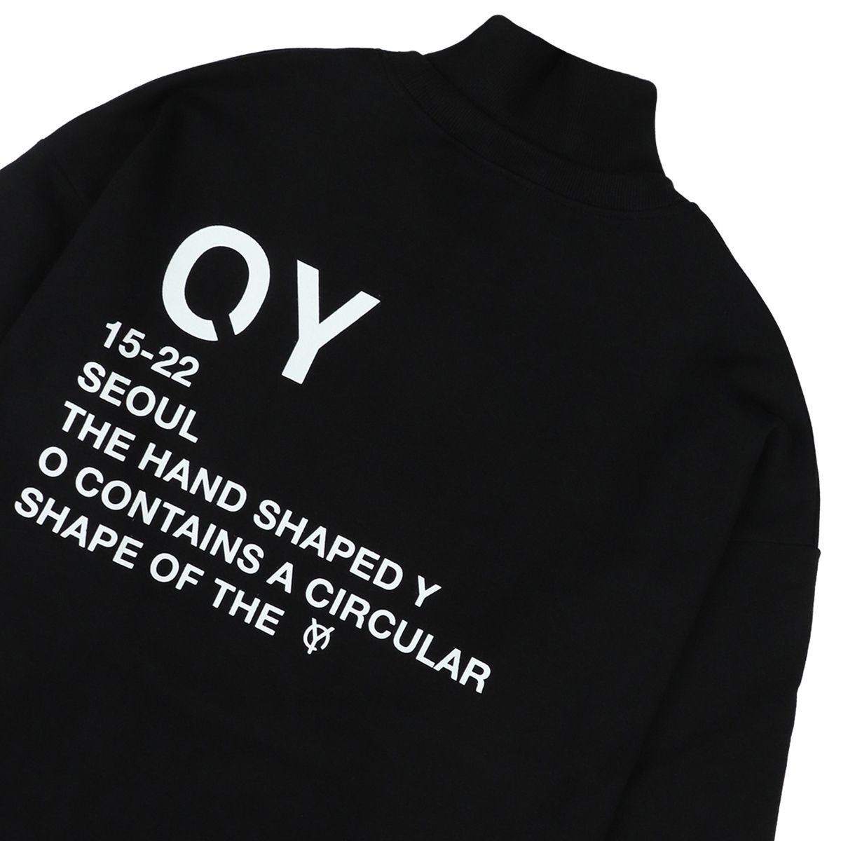 ☆OY☆LAYERED ZIPPER POLA LONG SLEEVE-BLACK☆正規品/直送料込 (OY/T ☆OY☆LAYERED ZIPPER POLA LONG SLEEVE-BLACK☆正規品/直送料込 (OY/T