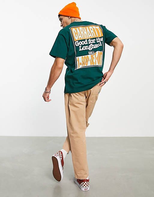 Carhartt WIP☆longhaul/バックプリント Tシャツ♪【送料込 ...