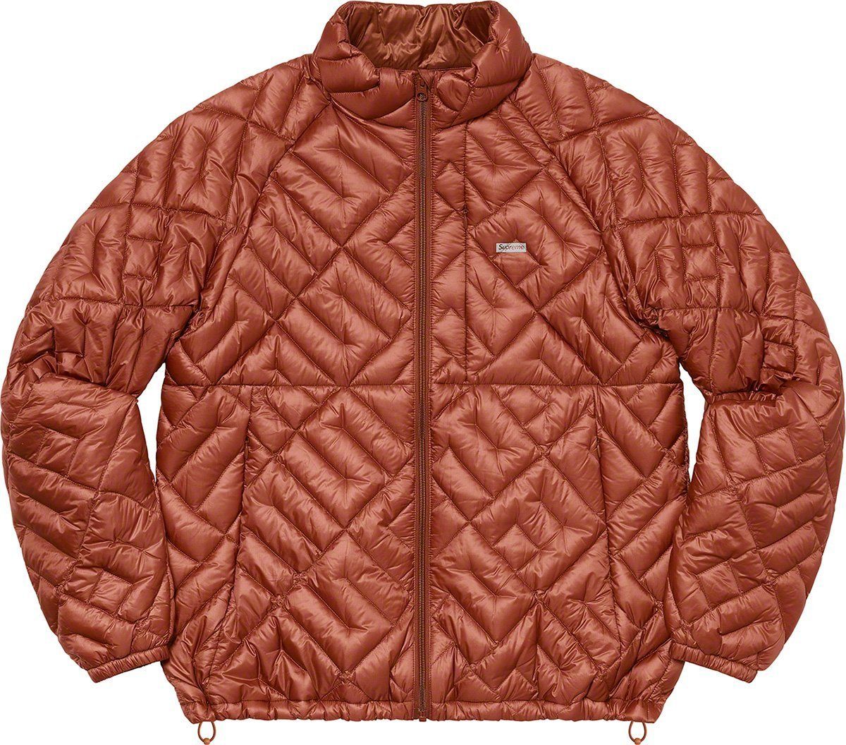 SS22 Supreme Spellout Quilted Lightweight Down Jacket (Supreme 専門店品質 Supreme Lightweight サイズL 黒 DownJacket ダウンジャケット