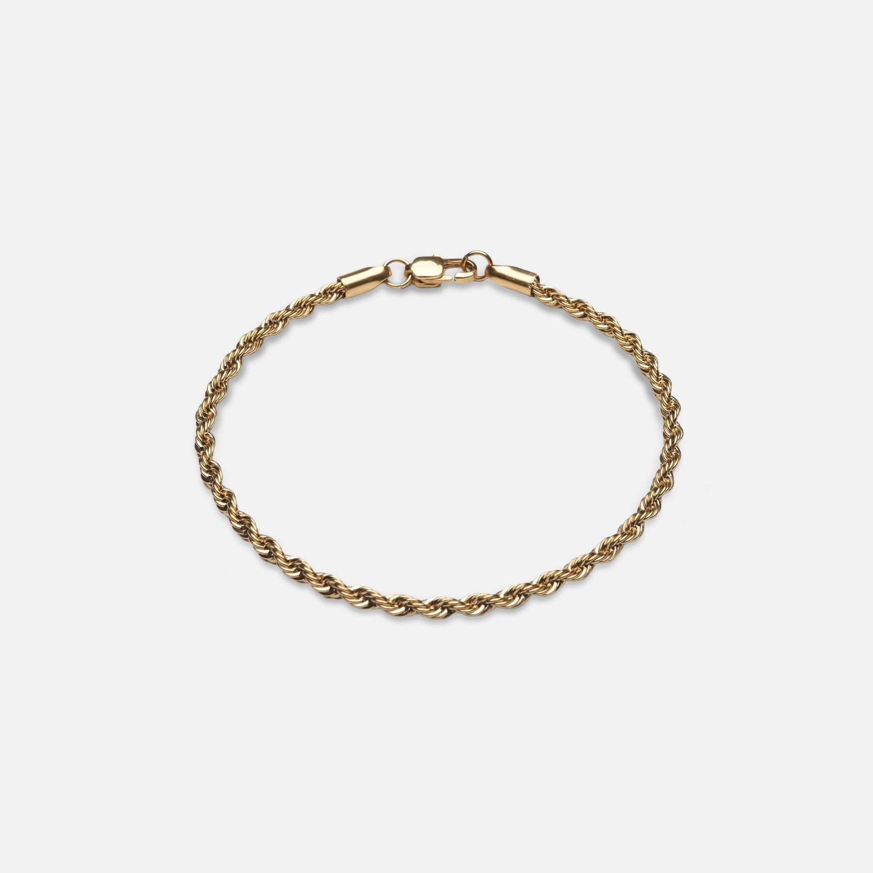 ◆THE GASPER◆ ３MMロープブレスレット 18K 送料込 ◇THE GASPER◇ 3MMロープブレスレット 18K 送料込