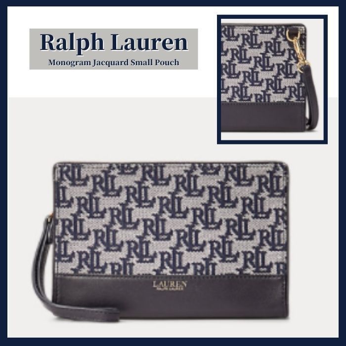 ラルフローレン≫モノグラム ジャカード スモールポーチ (Ralph Lauren ラルフローレン≫モノグラム ジャカード スモールポーチ (Ralph Lauren