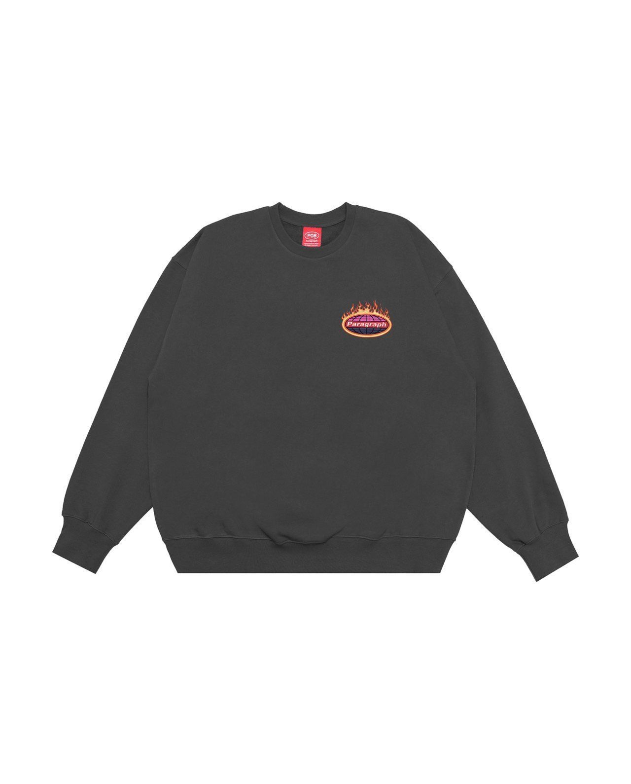 PARAGRAPH FLAME SATIN SWEATSHIRT NE6281 (Paragraph
