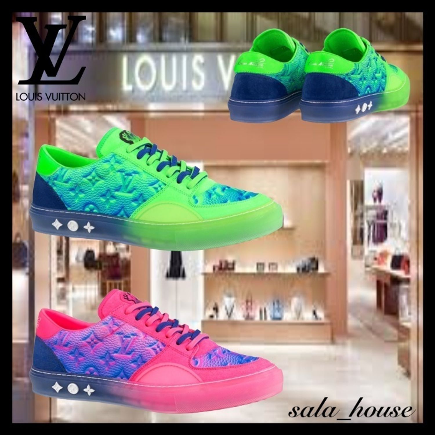定番人気 メンズ 靴 スニーカーギフトにも Louis Vuitton スニーカー Buyma