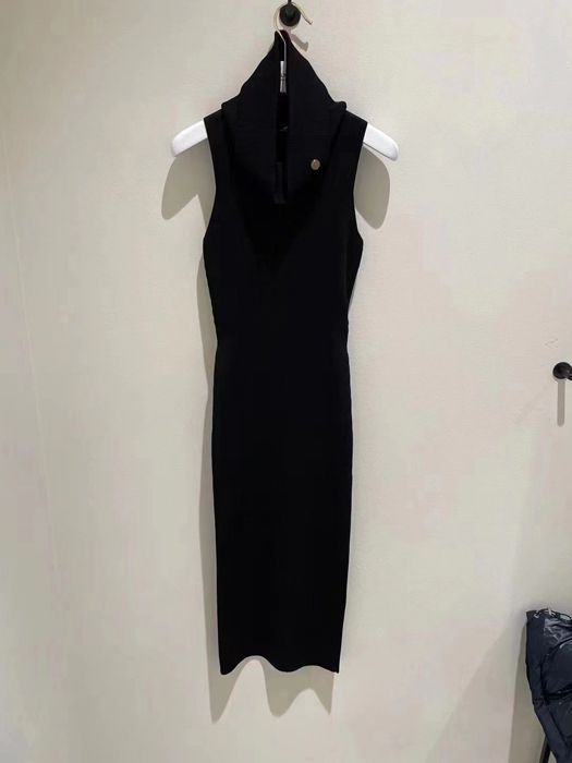 BALMAIN ワンピース ロングドレス ノースリーブ ブラック (BALMAIN BALMAIN ワンピース ロングドレス ノースリーブ ブラック (BALMAIN