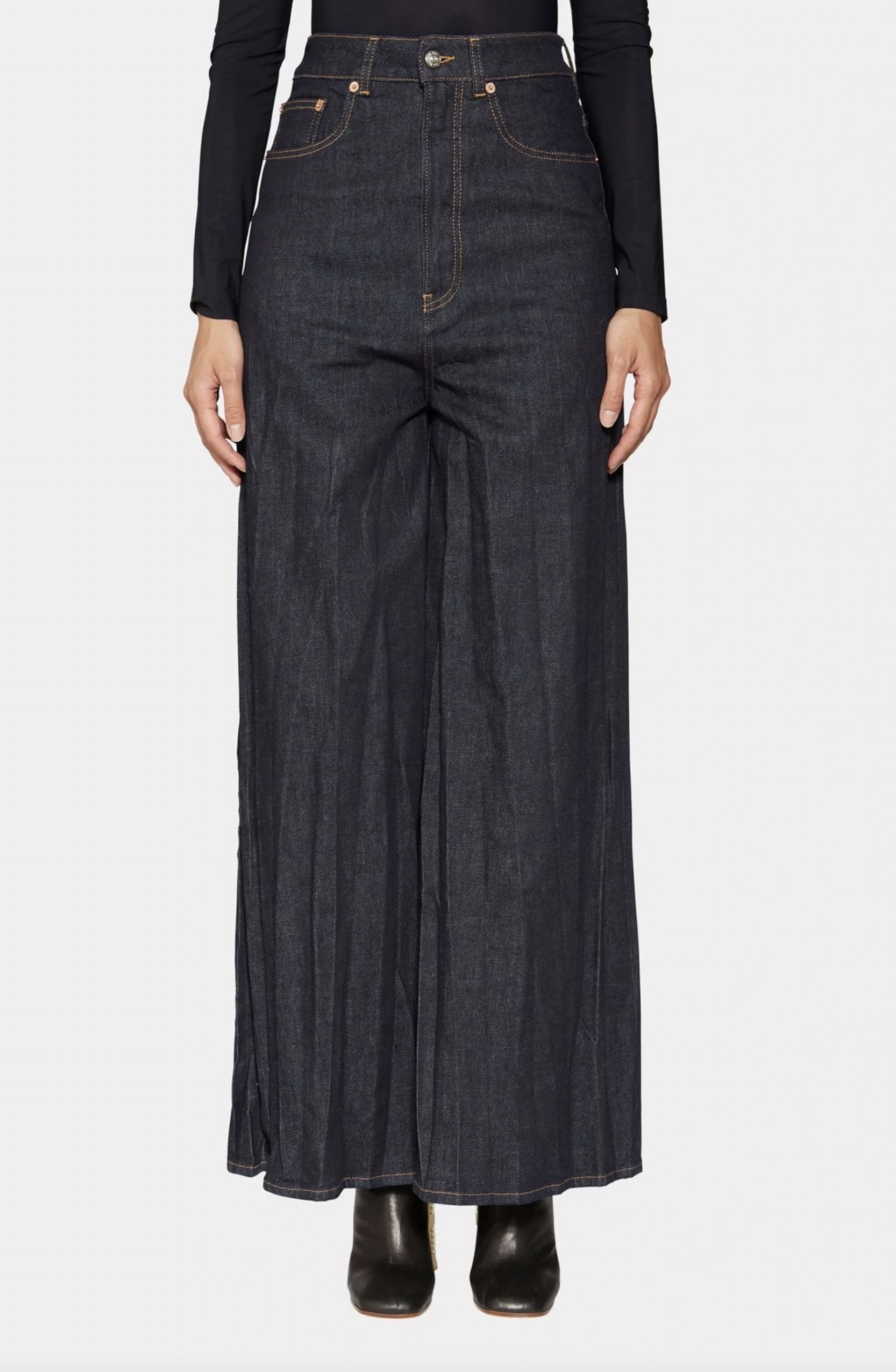 レア?!☆ MM6 MAISON MARGIELA ロングスカート ブラック XS