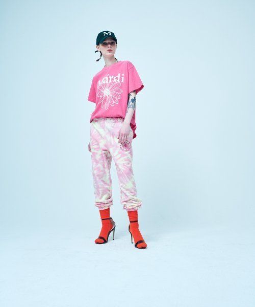 21SS☆マルディメクルディ Tシャツフラワーマルディウォッシュド ...