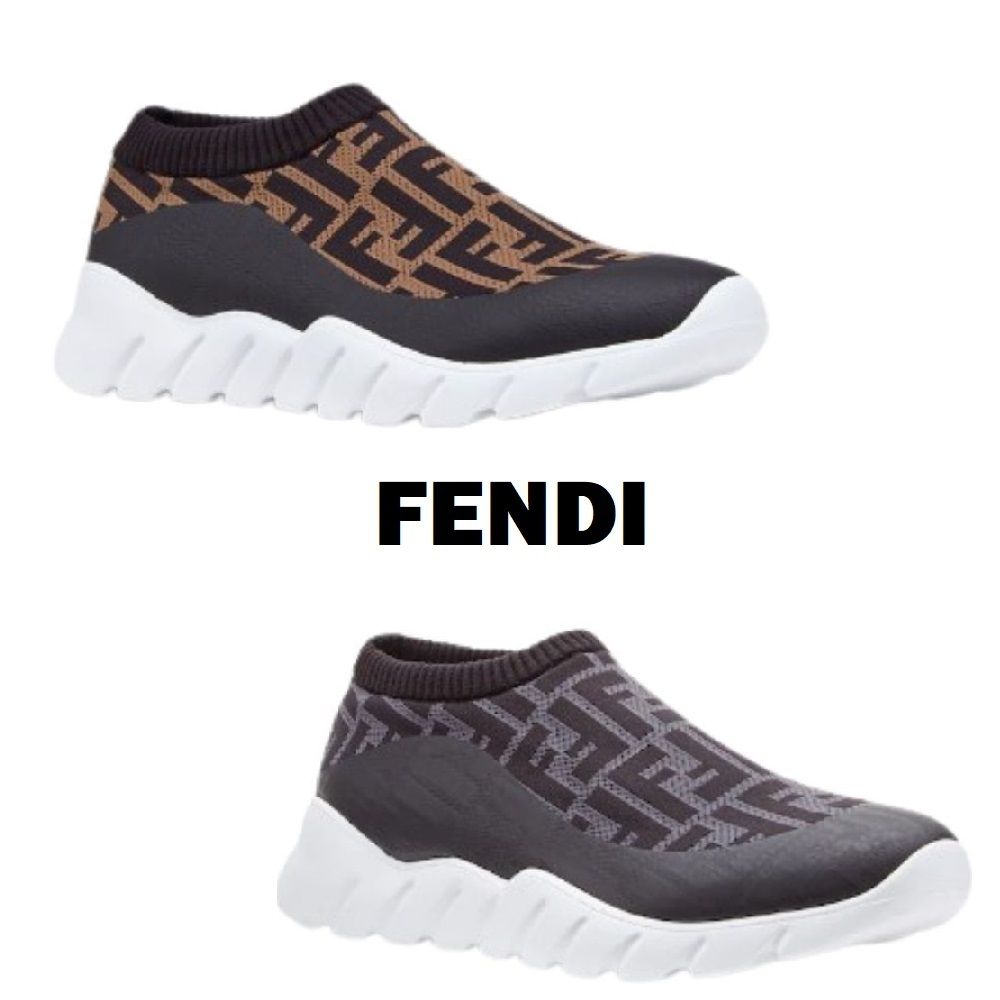 FENDI☆テクニカルファブリック ロートップスニーカー2色 (FENDI ...