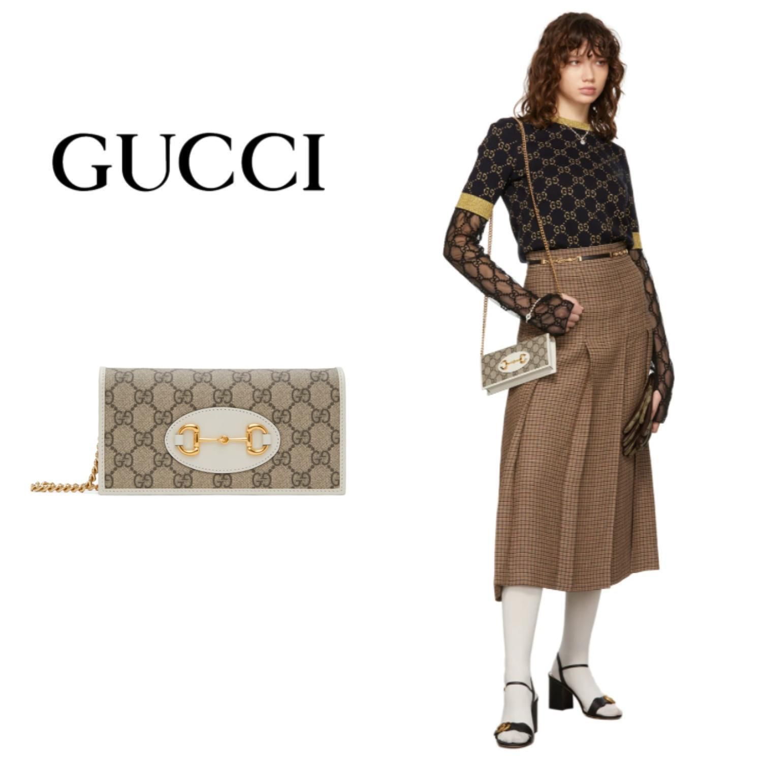 おすすめ【GUCCI】 1955 ホースビット チェーンウォレットバッグ おすすめ【GUCCI】 1955 ホースビット チェーンウォレットバッグ